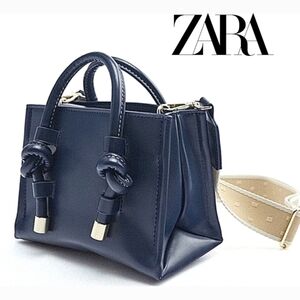 ZARA City Knotted Mini Satchel Crossbody NWT
